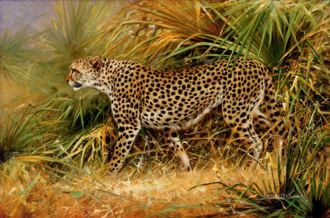 léopard 9 Peintures à l'huile